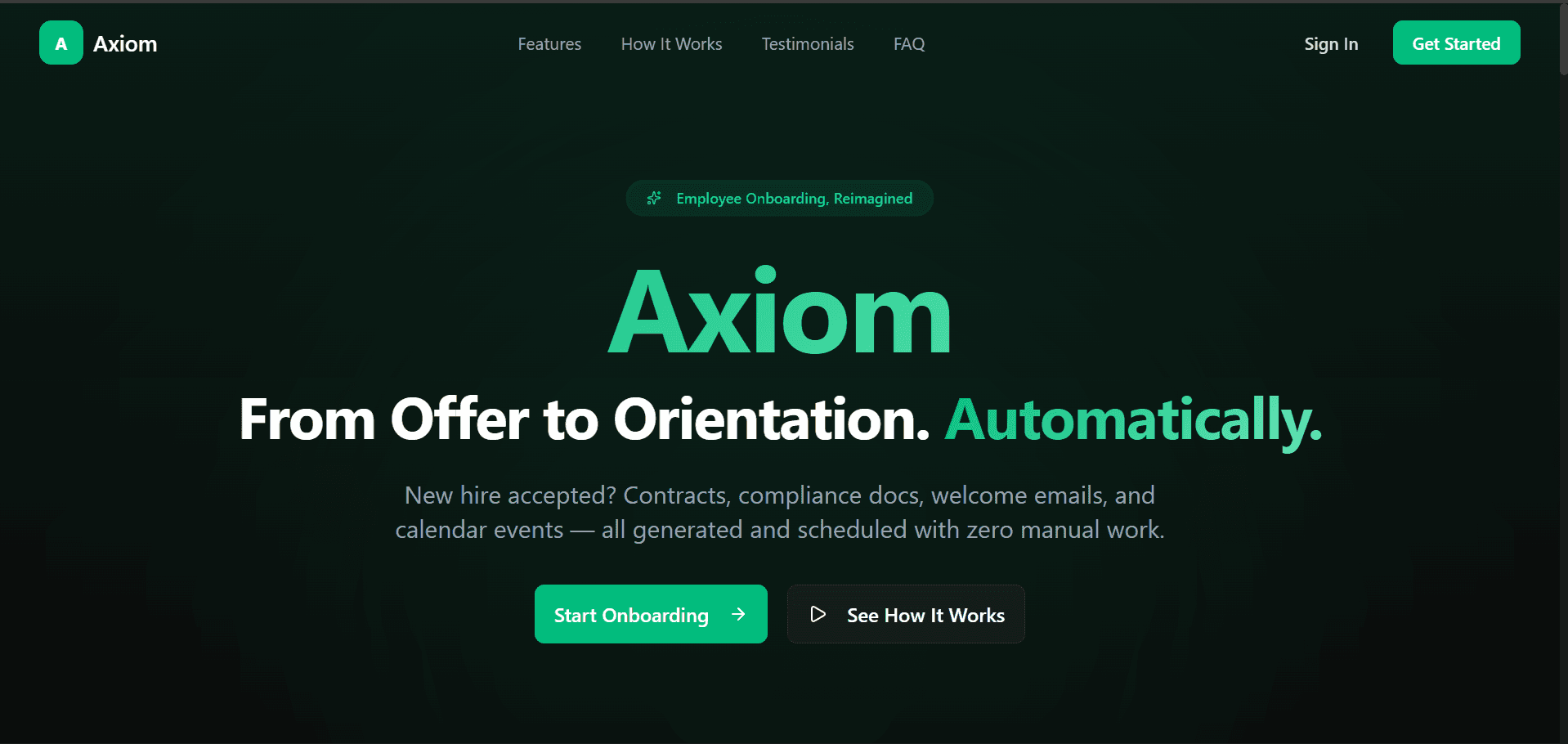 Axiom preview